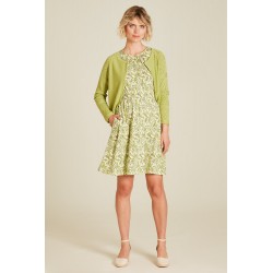 Robe ajustée feuilles d'été...